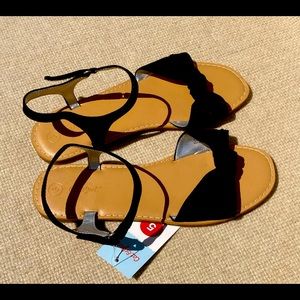 NEW Black Cat & Jack sandals.